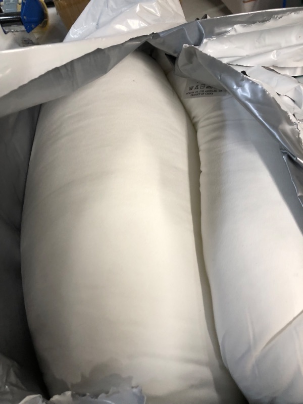 Photo 1 of Acanva Premium Large Body Pillow Insert20” x 60” (Pack of 1), White