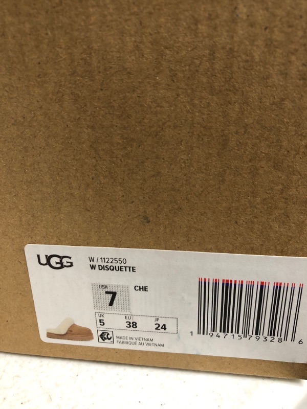 Photo 3 of UGG Women's Disquette Slipper 7 Chestnut