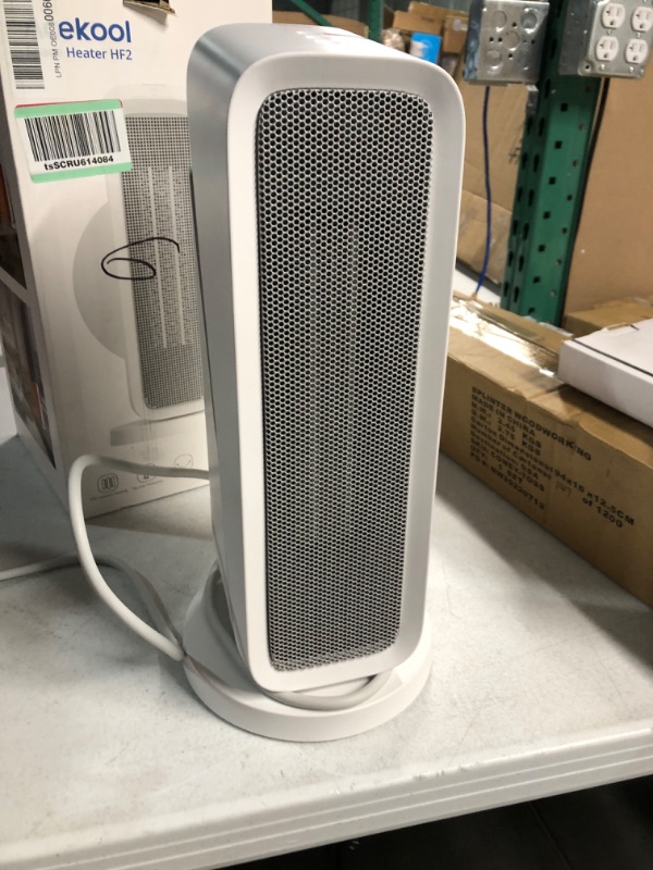 Photo 3 of Acekool 1500W Space Heater, 16" WiFi Small Electric Heater Portable 80° Oscillation Ceramic Heater