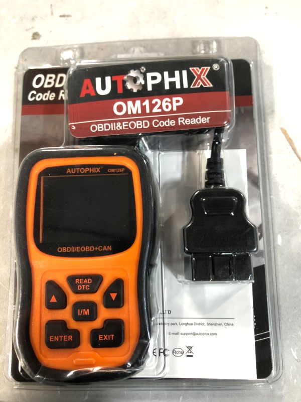 Photo 2 of AUTOPHIX OBD2 Scanner Enhanced OM126P Vehicle Code Reader 