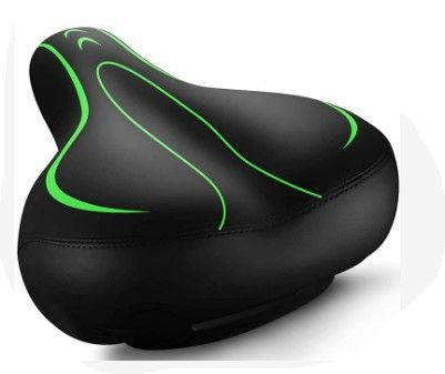 Photo 3 of **NEW** Roguoo Bicycle Seat, Wide Bike Seat for Men Women, Comfortable Memory Foam 