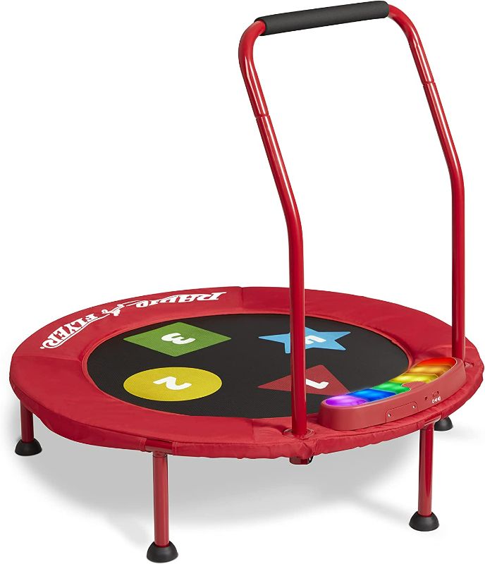 Photo 1 of **SEE NOTES**
Radio Flyer Game Time Trampoline, Mini Trampoline for Toddlers, Ages 3-6 Years

