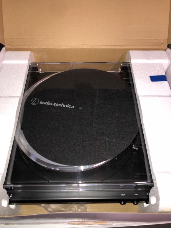 Photo 2 of Audio-Technica AT-LP120XUSB-BK Direct-Drive Turntable (Analog & USB), Fully Manual, Hi-Fi, 3 Speed, Convert Vinyl to Digital, Anti-Skate and Variable Pitch Control Black