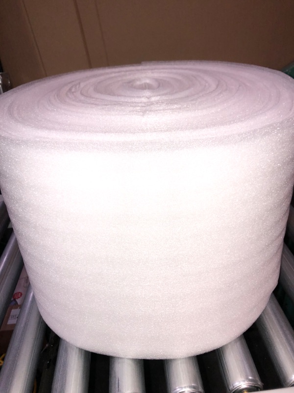 Photo 3 of Uboxes Foam Wrap Roll 320' x 12 Wide 1/16 Thick Cushion - 12 Perforation, White, FOAM11622512 320 Feet