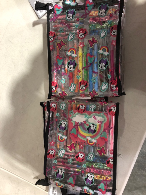 Photo 2 of **USED** Disney Mickey Mouse and Friends 30 Piece Creative Art Studio Portable Art Set by CRA-Z-Art - 4 pack 