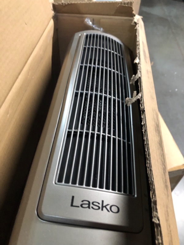 Photo 3 of Lasko 1500W Digital Ceramic Space Heater with Remote, 755320, Silver