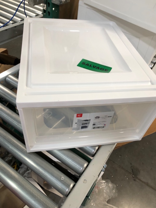 Photo 1 of IRIS Stackable Storage Box Drawer - External Dimensions: 19.6" Length x 15.8" Width x 9" Height 