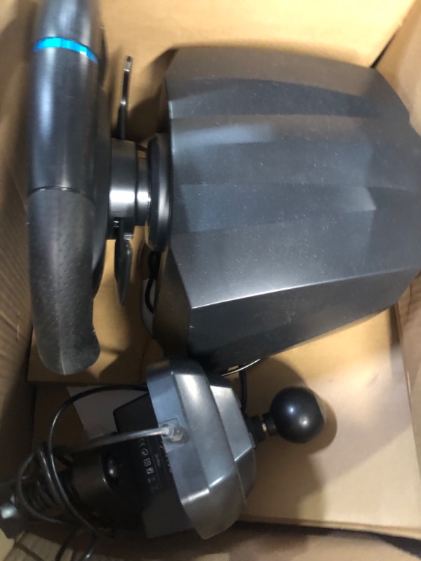 Photo 1 of *SEE NOTES* *DAMAGED* PXN V9 Gaming Steering Wheels, 270/900° Driving Sim Racing Wheel, with Racing Shifters 