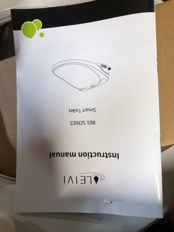 Photo 2 of *PARTS ONLY*
LEIVI Electric Bidet Smart Toilet Seat with Dual Control Mode, Adjustable Warm Water and Air 