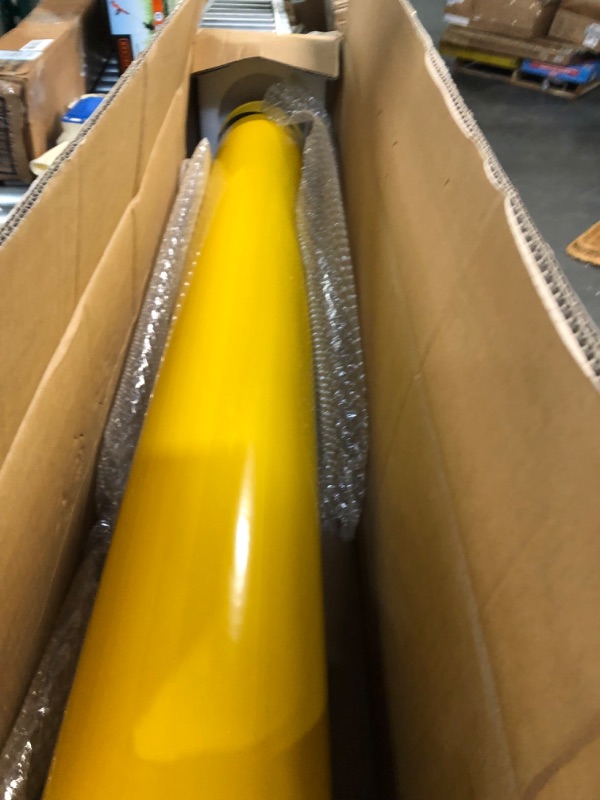 Photo 2 of BestEquip 42-5.5 Safety Bollard, 5-1/2" OD Safety Barrier Bollard, 42" Height Yellow Powder Coat 