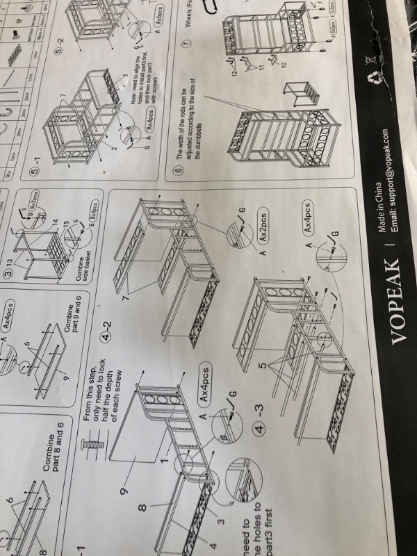 Photo 1 of Weight Rack for Dumbbells, Dumbbell Rack Weight Stand, VOPEAK Home Gym Storage Rack 