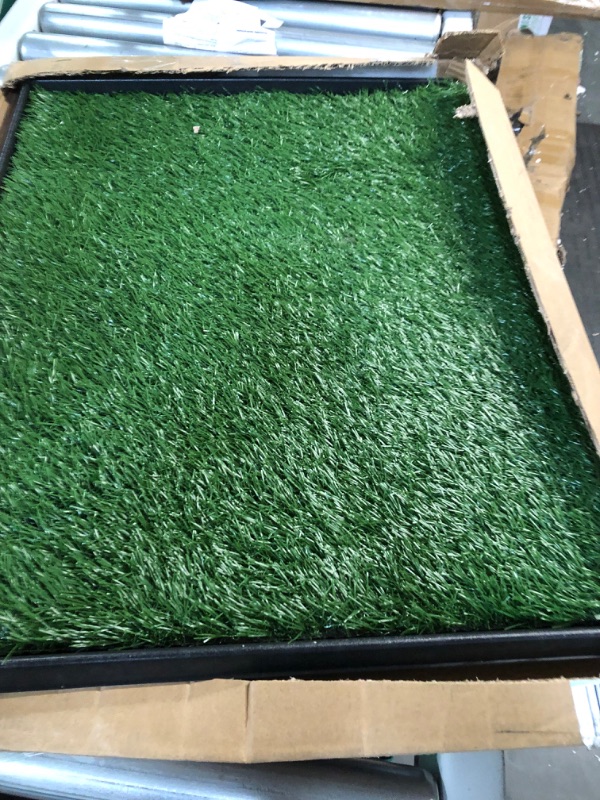 Photo 2 of Artificial Grass Puppy Pee Pad for Dogs and Small Pets - 20x25 Reusable 3-Layer Training Potty