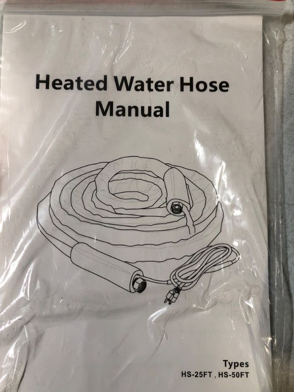 Photo 3 of *USED* 50 FT Heated Water Hose 6FT CORD