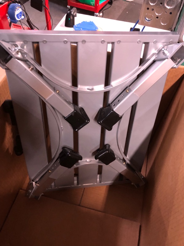 Photo 3 of Kohree RV Step Stool, Adjustable Height Aluminum Folding Platform Step Up to 1000 lbs 19" x 14.5"