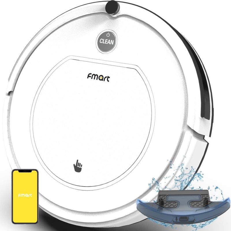 Photo 1 of FMART C200 Robot Vacuum Cleaner, 2 in 1 Mopping Robotic Vacuum