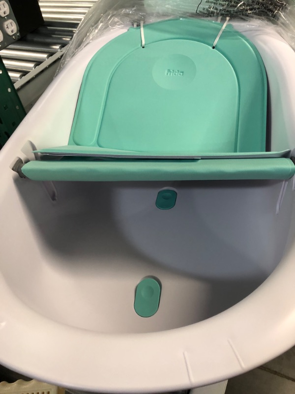 Photo 2 of 4-in-1 Grow-with-Me Bathtub by Frida Baby Transforms Infant to Toddler Bath Seat