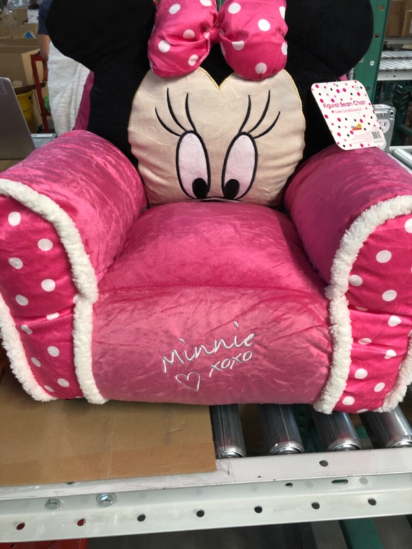 Photo 2 of Disney Minnie Mouse Kids Figural Bean Bag Chair 