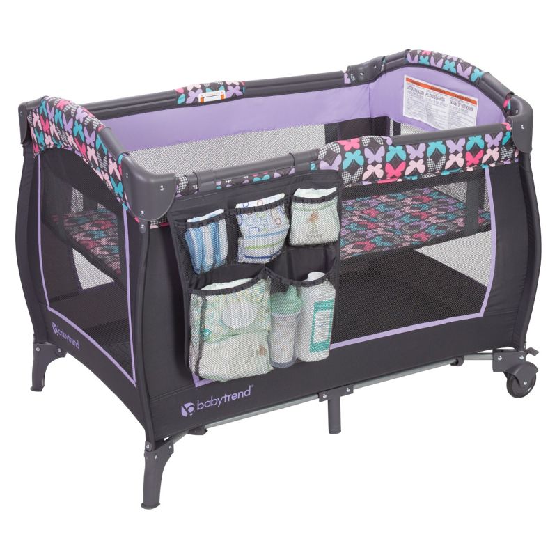 Photo 1 of Baby Trend Portable Folding Infant Trend-E Nursery Center with Bassinet, Sophia
