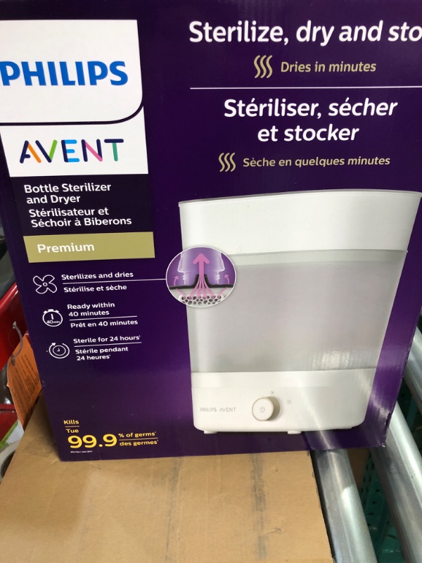 Photo 2 of (SEE NOTE) Philips Avent Premium Baby Bottle Sterilizer with Dryer