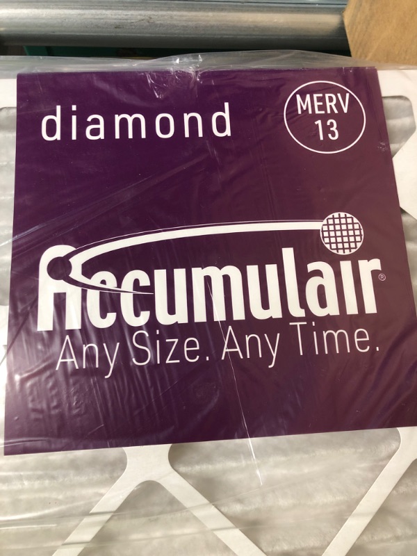 Photo 3 of Accumulair Diamond 16x36x1 MERV 13 Air/Furnace Filters (6 pack)