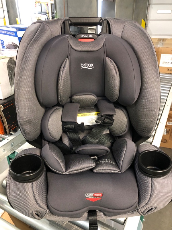 Photo 2 of Britax One4Life ClickTight All-in-One Car Seat, Infant, Convertible, Booster 5 to 120 pounds - SafeWash Fabric, Drift 