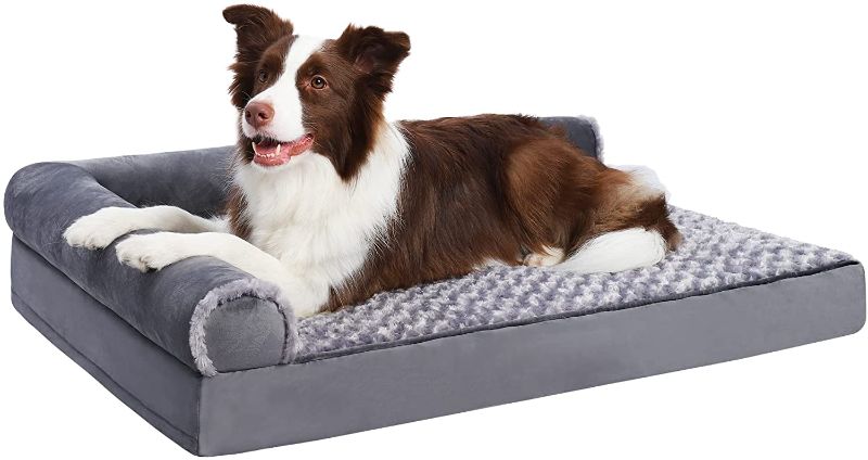 Photo 1 of  Dog Bed Deluxe Plush L-Shaped Dog Couch Beds 