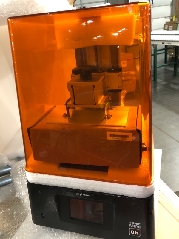 Photo 4 of See notes*** Phrozen Sonic Mini 8K LCD Resin 3D Printer, Highest Resolution of 22 µm and 1152 ppi, 7.1” Mono LCD Screen, Prints Beyond Handcrafted Models, L16.5 x W7.2 x H18 cm Printing Volume