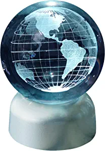 Photo 1 of WZLPY 3D Crystal Ball Night Lights with Stand,Include Sphere Diameter 2.76'' Balls, LED Base and USB Cable(Earth)

