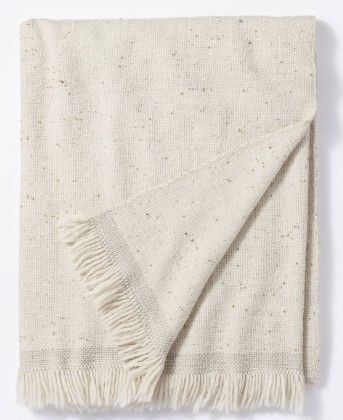 Photo 1 of Woven Striped Border Nep Throw Blanket with Fringes - Threshold™ designed with Studio McGee

