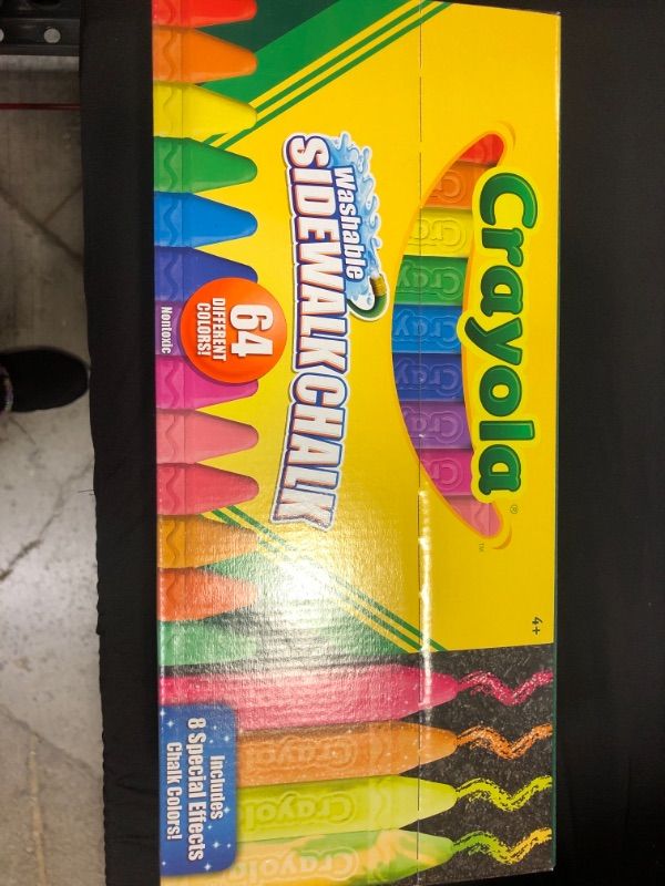 Photo 1 of Crayola 64ct Sidewalk Chalk