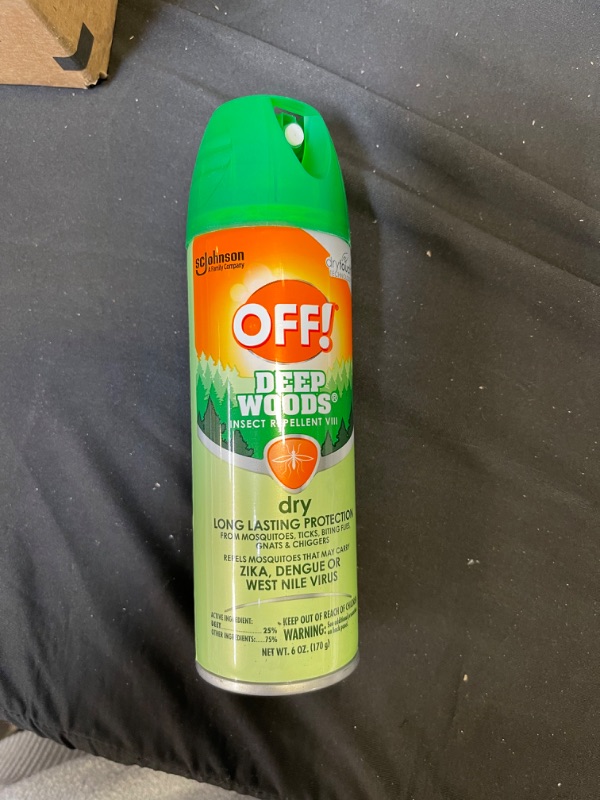 Photo 2 of 12- OFF! Deep Woods Mosquito Repellent VIII Dry 6 Oz.
Entire Case
