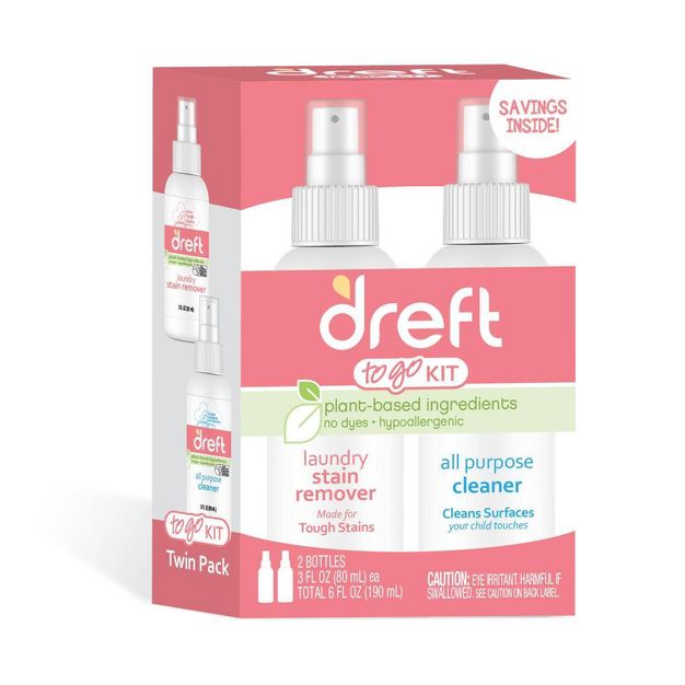 Photo 1 of 2 pk Dreft Stain Remover and Multipurpose Cleaner - 2pk/6 fl oz


