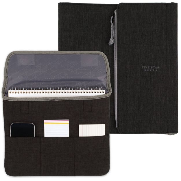 Photo 4 of Five Star Older Student Deluxe 1" Binder Black/Gray

