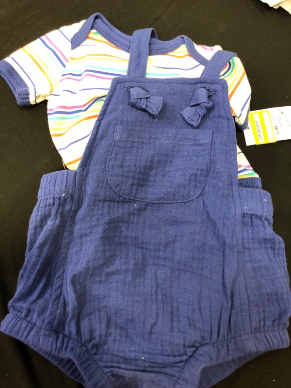 Photo 2 of Baby Boys' 2pc Gauze Navy Bubble Top & Bottom Set - Cat & Jack™ Navy Blue SZ 0-3M