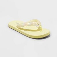 Photo 1 of Girls' Ava Slip-On Thong Sandals - Cat & Jack™ SZ L (2)