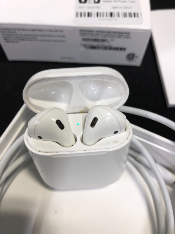 Photo 3 of Apple AirPods True Wireless Bluetooth Headphones (2nd Generation) with Charging Case

