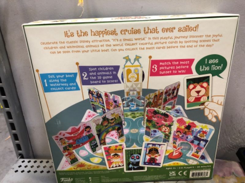 Photo 1 of Disney It's a Small World Board Game by Funko New--factory sealed