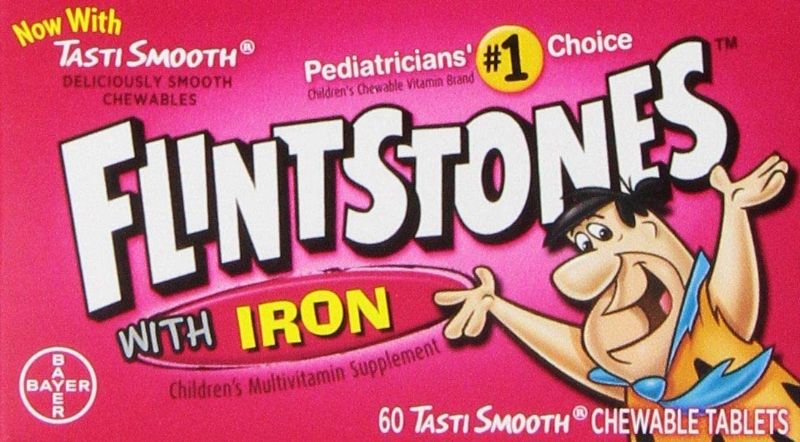 Photo 1 of 2 PACKS Flintstones Chewable Kids Vitamins with Iron, Multivitamin for Kids & Toddlers with Vitamin D, Vitamin C & more, 60ct
EXP 10/2023