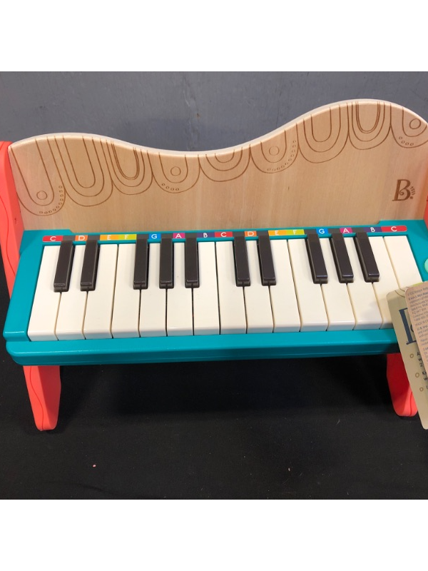 Photo 2 of B. toys Wooden Toy Piano - Mini Maestro