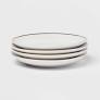 Photo 1 of 10" 4pk Stoneware Dinner Plates Gold - Threshold™