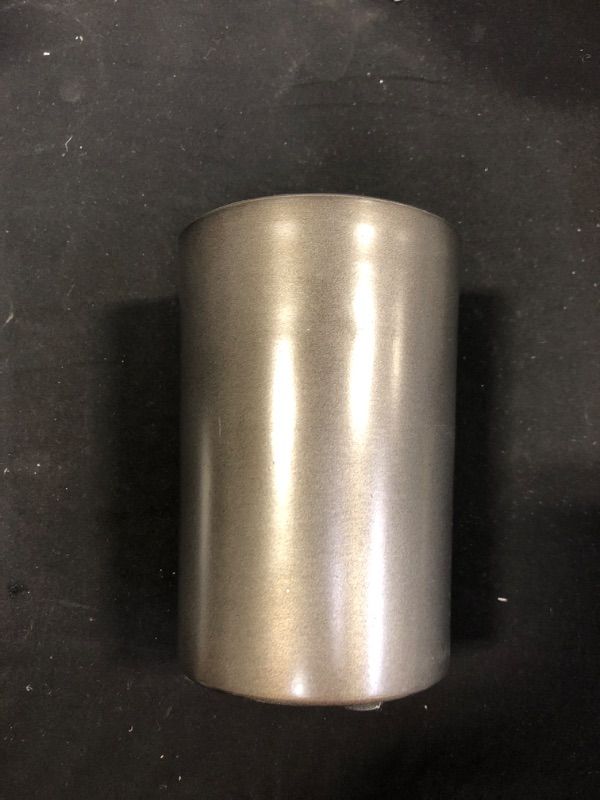 Photo 1 of Aluminum Countertop Waste with Aged Metal Finish Gray - Threshold