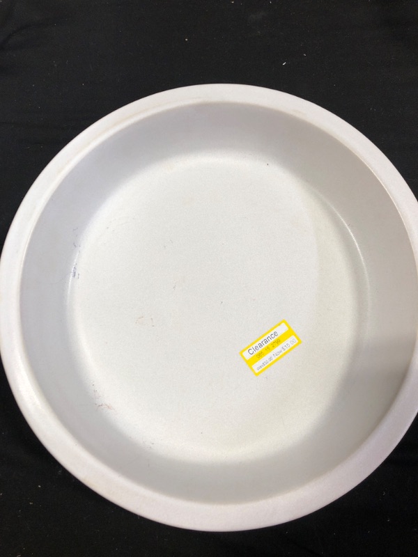 Photo 2 of 10" Stoneware Pie Dish White - Threshold™ has small scratches