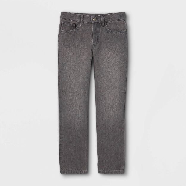 Photo 1 of Boys' Solid Relaxed Straight Fit Jeans - Cat & Jack™
SWIZE 10