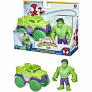 Photo 1 of Marvel Spidey and His Amazing Friends - Hulk Figure and Smash Tank