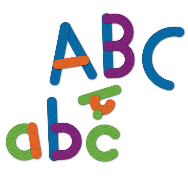 Photo 1 of 4x Alphabet Construction Activity Teachers Target Bullseye 26 ABC cards & 27 pieces