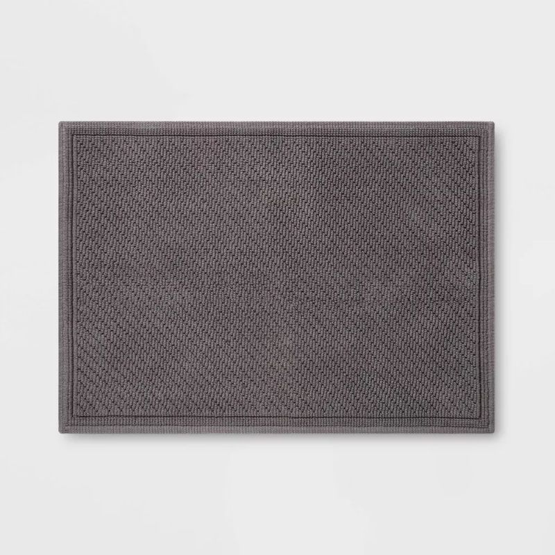 Photo 1 of 21"x30" Performance Solid Cotton Bath Mat - Threshold™