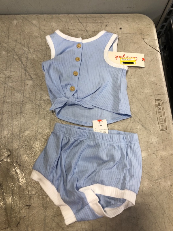 Photo 1 of CAT AND JACK TWO PIECE BABYGIRL OUTFIT SIZE 3-6