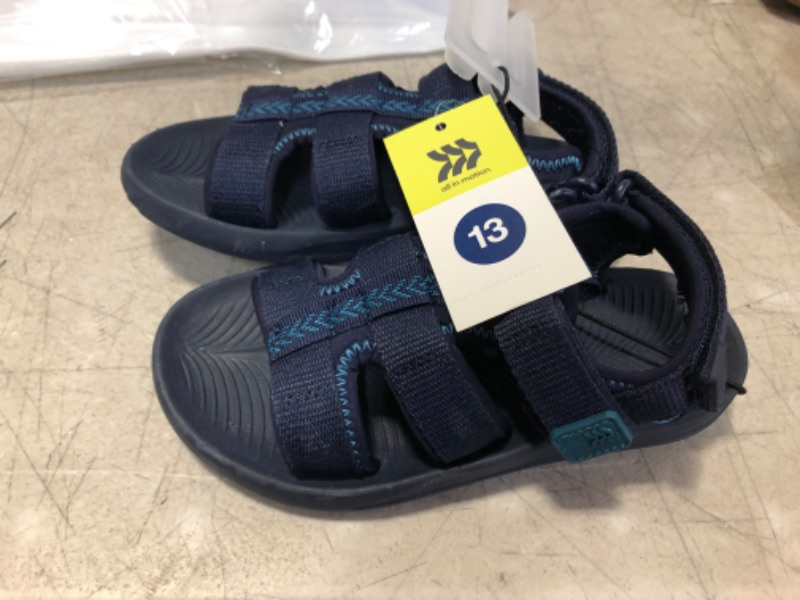 Photo 2 of Boys' Lumi Ankle Strap Sandals - All in Motion Blue 13
