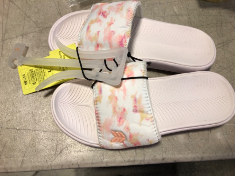Photo 2 of Kids' Cypress Slip-on Slide Sandals - All in Motion White 
Size: 2
