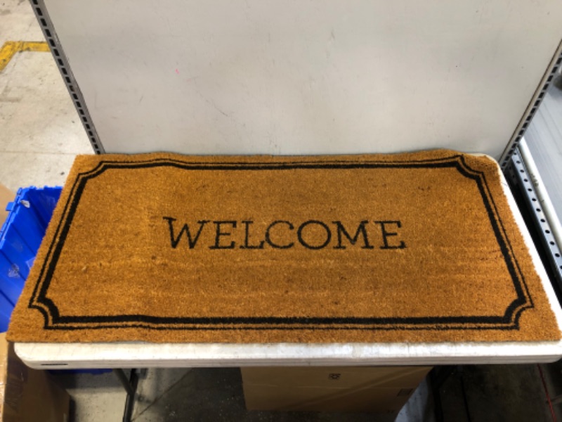 Photo 2 of 22" x 47" Welcome Estate Doormat - Threshold™

